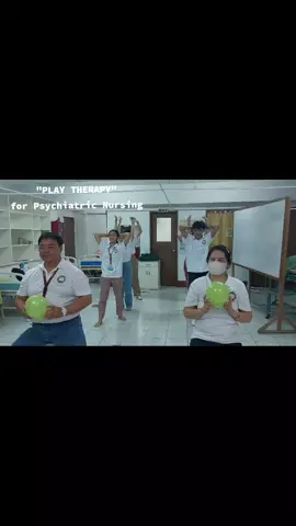 play therapy for focus and coordination #pyschiatricnursing #fypシ #nursing #bsn #studentnurselife #playtherapy #relay #balloonrelay 