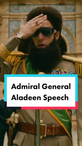 Admiral General Aladeen addresses his Wadiyan People! #SachaBaronCohen #Aladeen #TheDictator #Satire #Comedy #Movie 