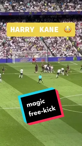 Magic 👏free-kick goal (no. 28) by England 🏴󠁧󠁢󠁥󠁮󠁧󠁿 captain Harry Kane in Tottenham home match against Brentford on 21.05.23 #harrykane10 #fcbayernmunich #footpaull #harrykanetobayernmunich 