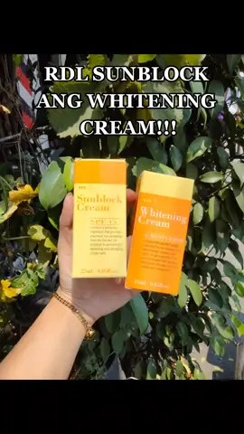 RDL WHITENING AND SUNBLOCK CREAM 25G #rdl #sunblock #skincareroutine #trending #fypage #rdlsunblock 