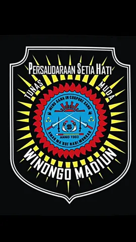 Karna lambang ini kita dipersatukan👌💛#pshwmojokerto #pshw_tm_1903 #setiahatiwinongo #pshwpusatmadiun #pshwindonesia 
