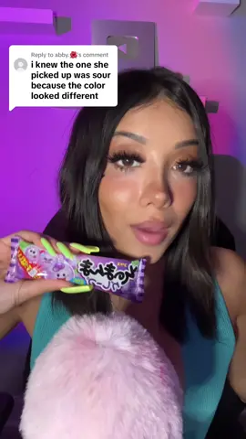 Replying to @abby.🌺   My mouth is watering just thinking about this gum its so good! 🥵🥵 @Japan Crate #asmr 
