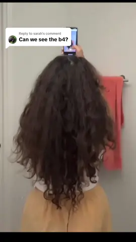 Replying to @sarah started my hair health/growth journey in january, trimmed it a couple months ago and my hair looks/feels amazing #mielleorganics #miellehairoil #rosemaryoil #hairjourney #alikay #fypシ 