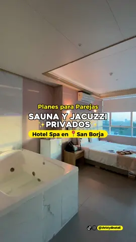 EL MEJOR PLAN CON TU PAREJA ❤️ @NatureHotel&Spa 🍃 La Suite Presidencial es lo que te mereces para relajarte de todo! 👑 Te dejo un poquito más de info: ▪️Servicios desde S/.50 y los paquetes van desde S/.125 (todo por persona) ▪️Bebidas desde S/.10 y piqueos desde S/.30 ▪️Tienes todo lo necesario: Shampoo, jabón, gel para burbujas, toallas, sandalias, un armario, etc. ▪️En la habitación hay instrucciones claras y sencillas de cómo utilizar los servicios de Streaming, la cámara de vapor y el jacuzzi ▪️Ni los productos del Frigobar ni los Servicios de Masajes están incluidos en el precio de la Suite, todo lo demás si 🚘Puedes estacionar afuera 👀Para la Suite Presidencial, RESERVA por el DM del Hotel  ✨Recuerda que interactuando con el contenido me ayudas mucho a seguir creando, gracias por estar aquí ✨ xoxo, C. #reels #Foodie #sanborja #recomendaciones #peru #relax #sauna #jacuzzi #hidromasaje #point #datazo #lima #limaperu #foodblogger #lugareslima #relajarseenlima #peace #relajante #planesenpareja #planesenlima #jacuzzi #restobar #hotel #saunaseco #sillonesmasajeadores #relajante #peruana #masajesrelajantes #christydinatali #tiktokperu 