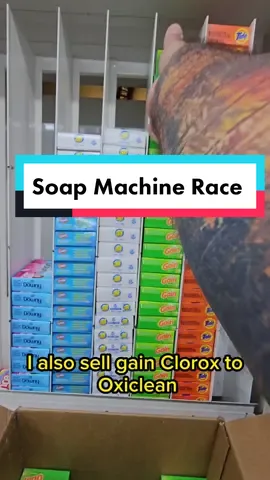 Soap Machine Race #vendingmachine #soapmachine #money #laundromat 