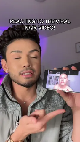 Reacting to the viral nair video! 😂