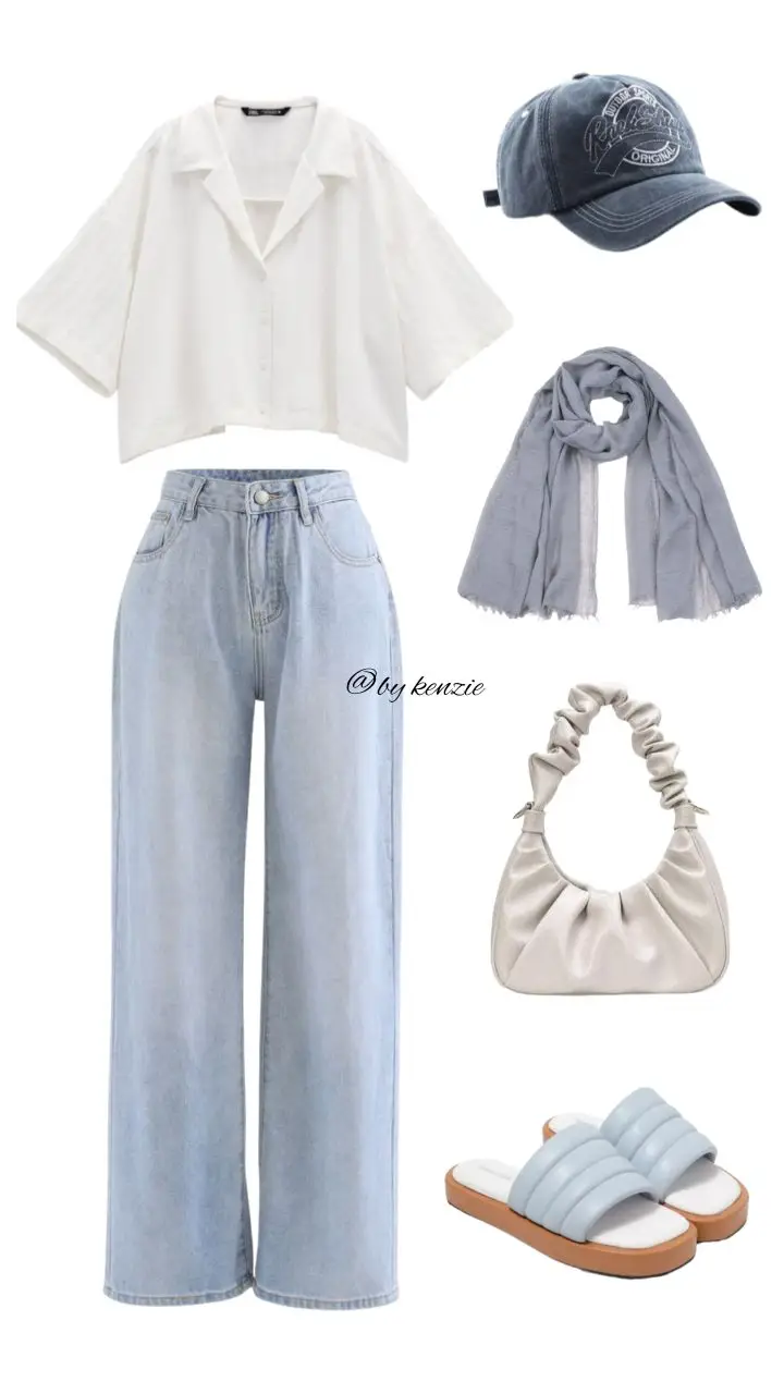 inspirasi outfit cewe, mau spil yang mana ni? #fyp#outfitideas #outfitgambar#ootdhijab 