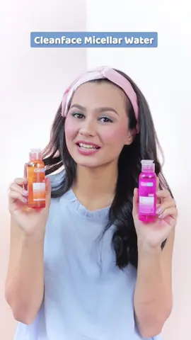 sekali usap makeup langsung ke angkat dengan cleanface micellar water 👀 #perawatanwajah #hapusmakeup #micellarwater 