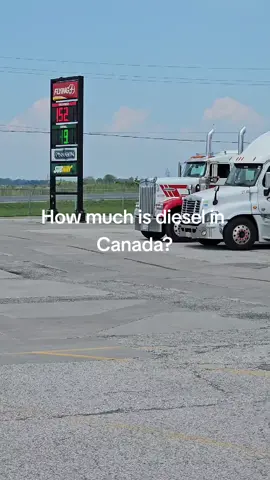 the diesel prices in Canada are outrageous!  #trucking #humor  #diesel  @Mr Global #driver  #cdl 