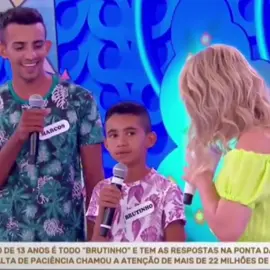 Brutinho dando patadas no programa da eliana #brutinho #humorbrasil 