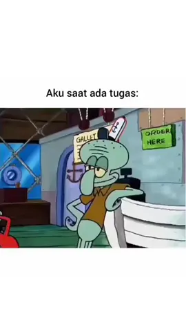 🗣️ kaum rebahan#squidward #kaumrebahan #tugas #pemalasberkelas 