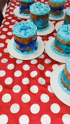 Mini bolos para lembrancinhas de chá de bebê Que seja muito bem-vindo Lucca @cintiaduarte249 