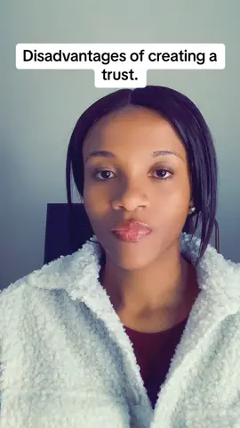 Here are a few disadvantages of creating a trust in SA.  Have a look at my previous video for advantages. 
