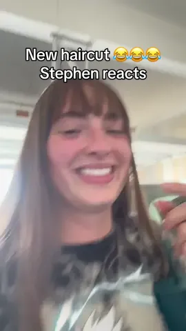 Follow our insta for the final product ❤️❤️❤️ @AlixCasey @Stephen Lomas  #alixandstephen#reaction#couples#family#baby#kc#kansascity#haircut 