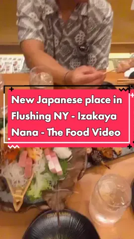 #izakayanana in flushing. food and overall place is amazing 🤩  #japanesefood #japanese #flushing #placestoeatinnyc #flushingqueensnyc #FoodTok #goodfood 