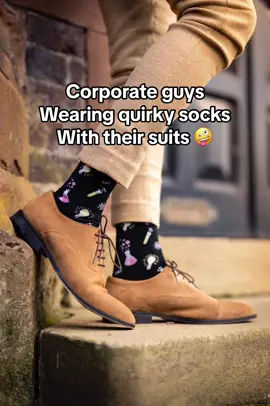 We see you, we love you corporate men with jazzy socks 🧦🧦🧦 #sockstyle #menssocks #mensfashion 