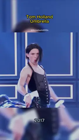 Tom Holland Performing Umbrella by Rihanna in Lipsync Battle #tomholland#spiderman#umbrella#rihanna#zendaya#2017#throwback2010s#edit