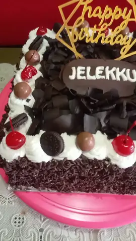 Alhamdulillah...blackforest tart di sore ini..