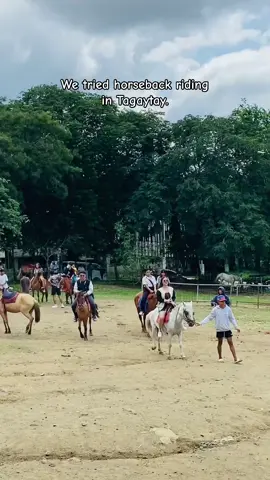 it was fun 🫶 #fyp #horsebackriding #whenintagaytay #ktrendsapparel 
