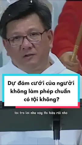 Lấy người ngoại đạo và KHÔNG làm phép chuẩn. Thì người Công giáo có được đi dự đám cưới, và nếu đi dự thì có tội không? #tamsuconggiao #conggiao #lmphuongdinhtoai #đammê 