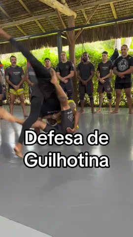 Defesa de Guilhotina  🤼 Aula completa no meu curso na bio ✅ #wrestling #guilhotina #bjj #jiujitsu #nogi #mma 