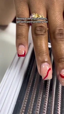 #gelsemipermanente #foil #flores #uñasrosas #fyp #tiktok 