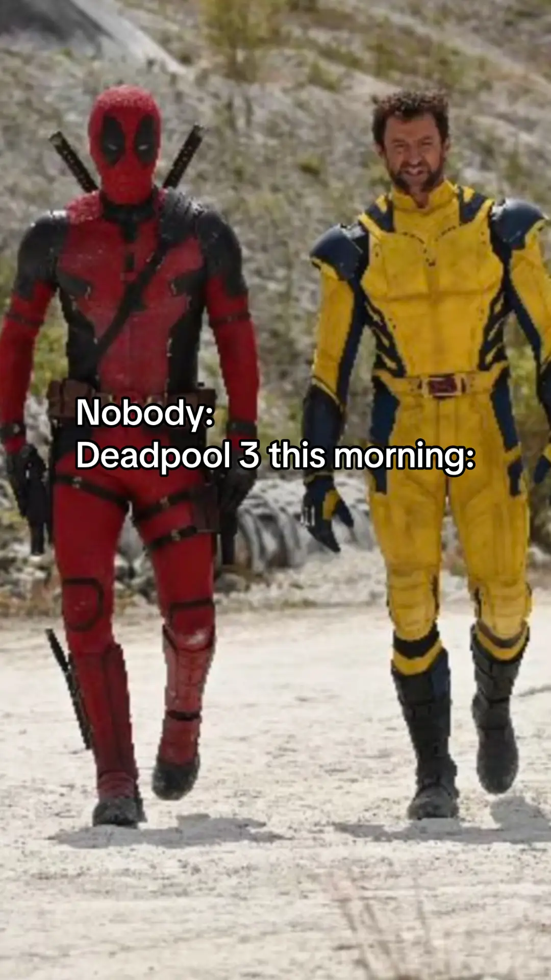 Literally everybody. This is about to the greatest movie of all time. #deadpool #wolverine #mcu #fyp #viral 