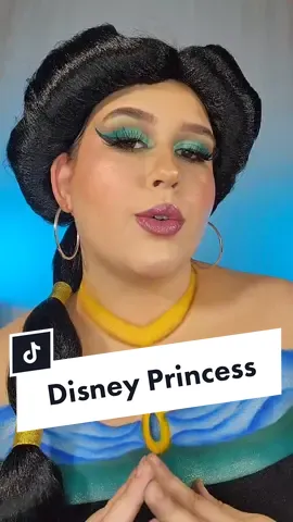 Disney Princess: Jasmine 🔮 #Jasmine #jasminemakeup #disneyprincess #makeup #disney #makeuplook #fyp #foryou 