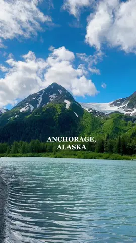 📍Anchorage, Alaska is magical. #travel #traveltiktok #alaska #fyp #foryou #aesthetic 