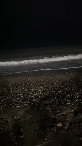 ضجيج البحر في اليل هدوء 