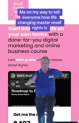 Master resell rights is life changing - it has been for me and it can be for you too. Link in my Stan Store for you to start today 🤩💰🙌 #masterresellrights #masterresellrightsaustralia #digitalproductstosell #digitalproductbusiness 