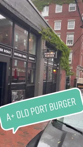 Fat Kid Approved! Best burger in the Old Port! #maine #portlandmaine #visitmaine #mainefood #mainecheck #burger #207 #mainelife 