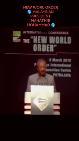 #NEW #worldorder #malaysian #president #mahathirmohammad 