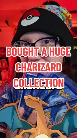 I bought a huge Charizard card collection this weekend, how did I do? 😳 #charizard #charizardcards #charizardpokemon #pokemonfinds #pokemontiktok #charizardvmax #pokemoncards 