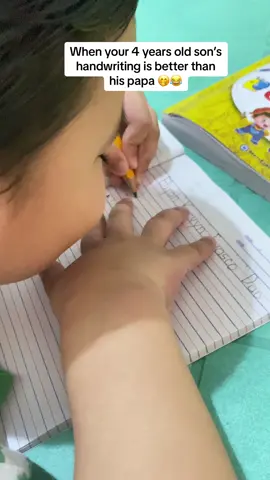 My 4 years old son’s handwriting 🥰#kidswriting #practicewriting #noscreentime #toddlerlife #kids #howtowrite #fyp #fypシ゚viral 