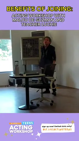 Are you ready to embark on a journey of self-discovery and explore your passion for acting? Then step out of your comfort zone and don't miss out on this opportunity and join our Teens Acting Workshop! We still have a few slots left, so sign up now via bit.ly/actingteens. Please note that the upcoming batch is exclusively for participants aged 10-15 years old. However, please stay tuned to our social media pages for updates on our next adult acting workshop. 💯 We can't wait to see you there! ✨ #actingcoachph #actingclassph #maloudeguzman #philippines #acting #fyp #foryoupage #fypシ #foryou #actingphilippines #actingworkshopph #actingph #dramaactingtiktok 