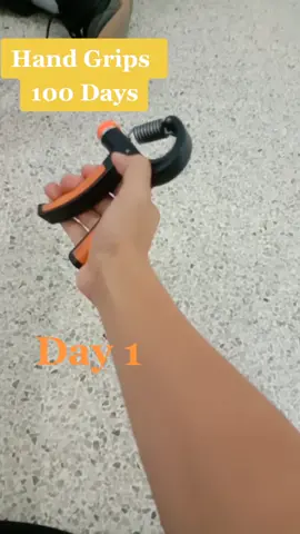 Day 1 Handgrips 100 Days #handgrippers #forearmworkout #forearm 