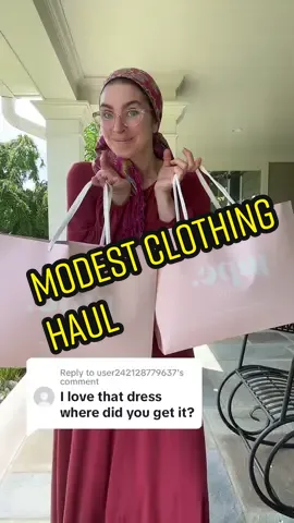 Replying to @user242128779637 thank you @jupenyc for the gift card to your store! I love your selection of clothes! #modest #modestfashion #shoppinghaul #fashiontiktok 