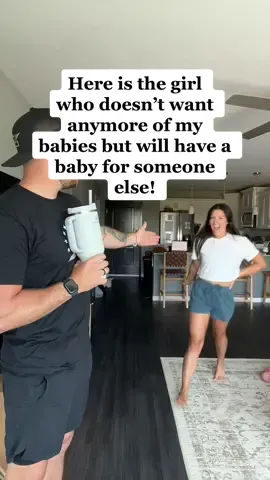 To be fair, I don’t want more either 🤣🙈 Two is plenty for us! 😅 #surrogacy #surrogate #gestationalcarrier #surrogacyjourney #surrogatejourney #ivf #infertility 