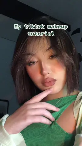 The most requested video since i started tiktok, here u go girlies 💚 #fyp #makeuptutorial #viral #lipstick #nadabenkirat #volume #note 