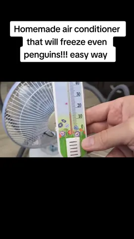 Homemade air conditioner that will freeze even penguins!!#foryou #foryoupageofficiall #homemade #airconditioner #tips #tools#goviral  #viraltiktokvideo #tiktokgrowthtips #solved 