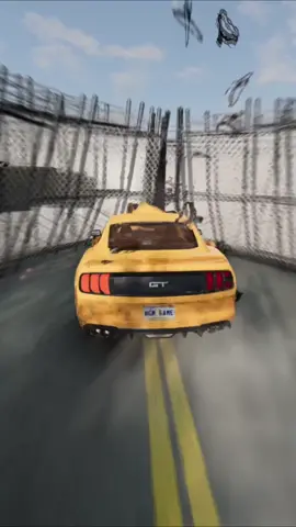 Qual carro passa por 50 portões? 🧐 #beamngdrive #simulador #beamng #carros #lamborghini #mustang 