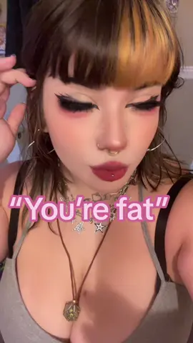 Imagine going out of your way to comment fatphobic shit all over tiktok. Stfu
