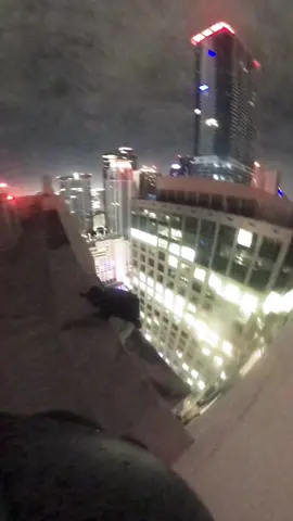Jumping off downtown building. Part 1 of 3 @MateoMassoni 