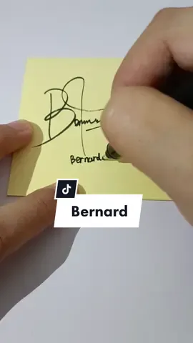 Bernard #namesignature #tandatangan #signature #signatureideas 