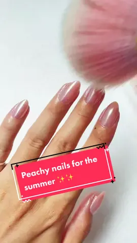 Peachy nails✨🌸✨💓✨ #btartbox #peachnails #xcoattips #summernails #nailtutorial #nailtips #nailsalon #nailnailsnails 