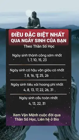 Xem ngay ngày sinh Dương Lịch của mình nhé #luangiaithansohoc #thansohoc #12congiap #tamlinh #phongthuy #phongthuytamlinh #tuvisomenh #tuvi 