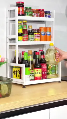 ชั้นวางเครื่องปรุง✨กันสนิม💖โครงเหล็ก แข็งแรง รับน้ำหนักได้ดี หยิบใช้งานสะดวก🍃 #ชั้นวางเครื่องปรุง #ชั้นวางเครื่องปรุงรส #ชั้นวางของในครัว #ห้องครัวtiktok 