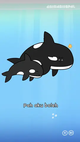 bener ga sih dulu kita ngira putih2 di Paus Pembunuh (Orca) itu matanya??? #animasinopal #fyp 