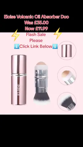 Eloise Volcanic Oil Absorber Duo Was £35.00 Now £11.99 Flash Sale Ends in 1 Day #fyp #fypシ #fypage #fypシ゚viral #fypdongggggggg #fyppppppppppppppppppppppp #tiktok #tiktoker #tiktokviral #viral #viralvideo #video #talking #omg #easy#explorepage #followme  #sosogood  #unitedkingdom #videooftheday  #productsmusthaves #merchandise #following #follow #followerstiktok #musthaveproducts #foryoupage  #tictokfamous #repost #viral #viralvideo #viraltiktok #foryou #follow #goal #trending #tiktok #featureme #omg #wow #howto#summersale #tiktokmademebuyit #oil #absorber #duo #makeup #face #roller #brush #vegan #100%#crueltyfree #peta #petacertified #eloise @Eloise Beauty Ltd 